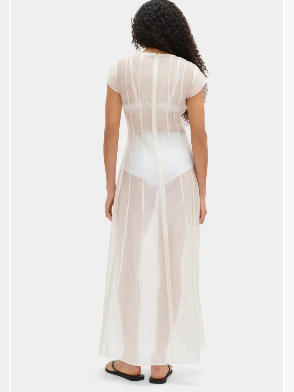 ALIGNE Carly Sheer Maxi Dress NWT - Picture 2 of 9
